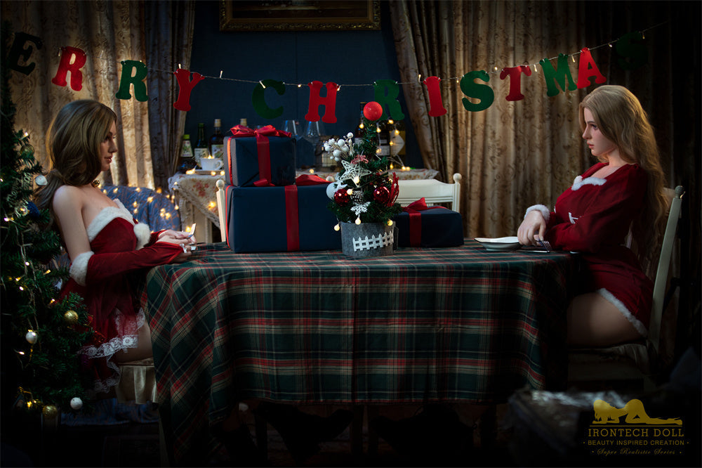 165cm/5ft5 G-cup Tall Huge Tits Bubble Butt Silicone Sex Doll – S27 Ivy Christmas