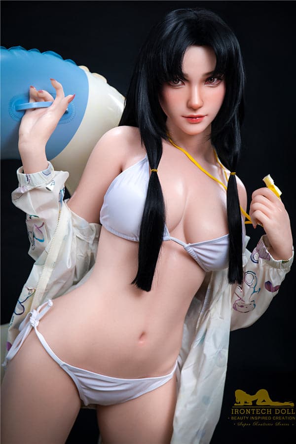 US In Stock - 166cm/5ft5 D-cup Japanese Bubble Butt New Realistic Silicone Sex Doll - S32 kitty