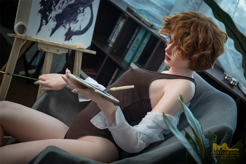 166cm/5ft5 A-cup Tall European Realistic Silicone Sex Doll - S4 Kate Natural