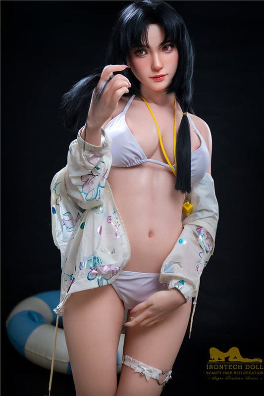 US In Stock - 166cm/5ft5 D-cup Japanese Bubble Butt New Realistic Silicone Sex Doll - S32 kitty