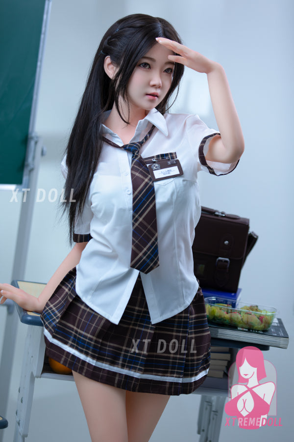 150cm/4ft11 D-cup Big Breast|Tits Silicone Head Sex Doll - XiaoJoe