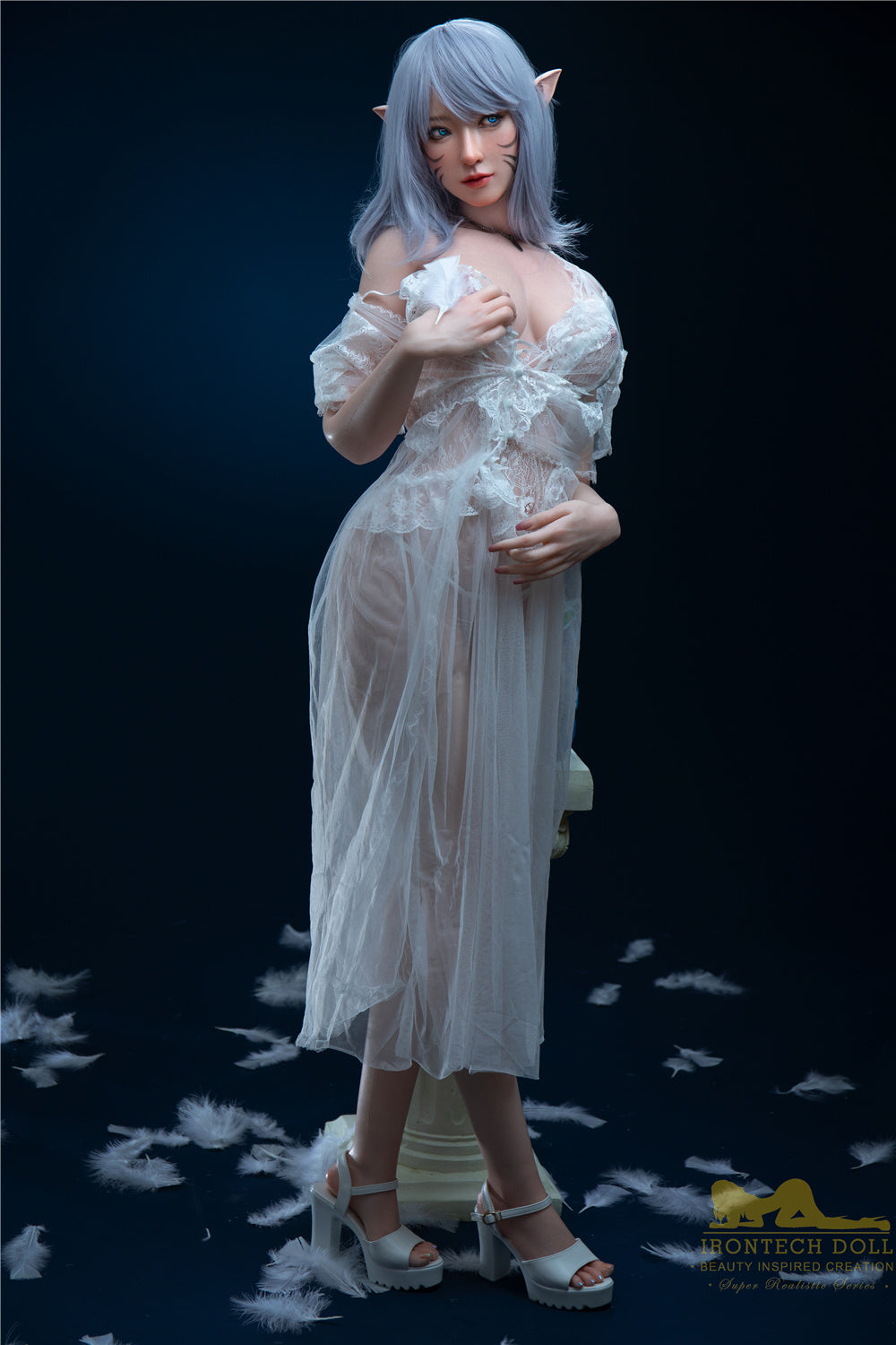 166cm/5ft5 D-cup Tall Bubble Butt Silicone Sex Doll - S6 Candy