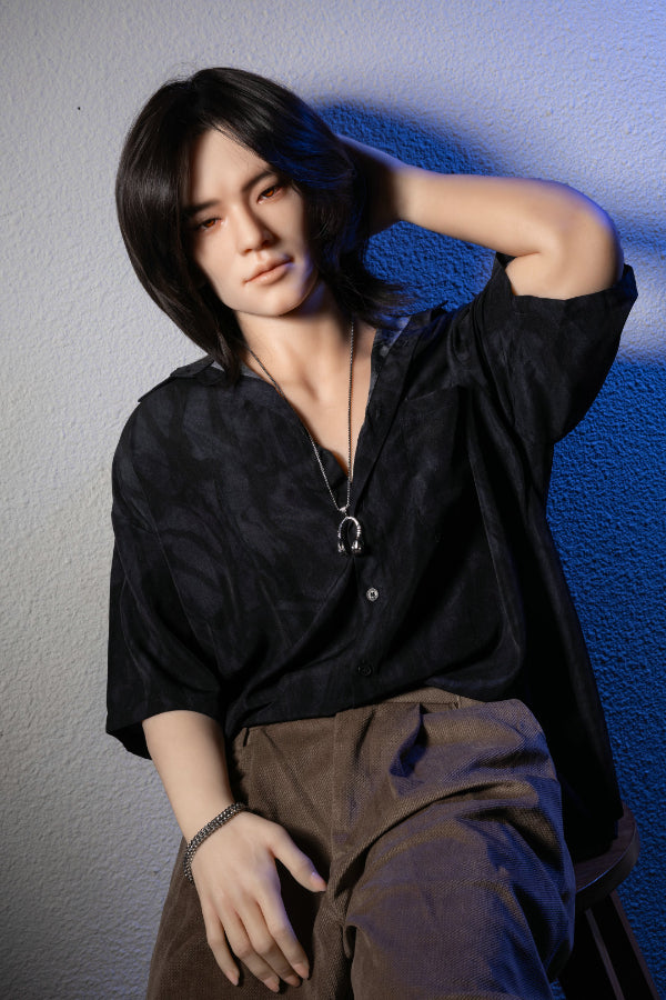 177cm/5ft9 Realistic Male Silicone Sex Doll - JIN