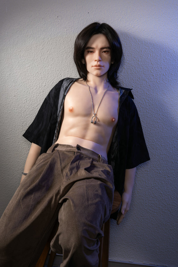 177cm/5ft9 Realistic Male Silicone Sex Doll - JIN