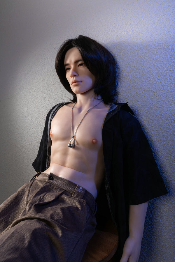 177cm/5ft9 Realistic Male Silicone Sex Doll - JIN