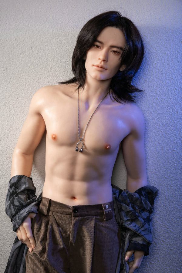 177cm/5ft9 Realistic Male Silicone Sex Doll - JIN