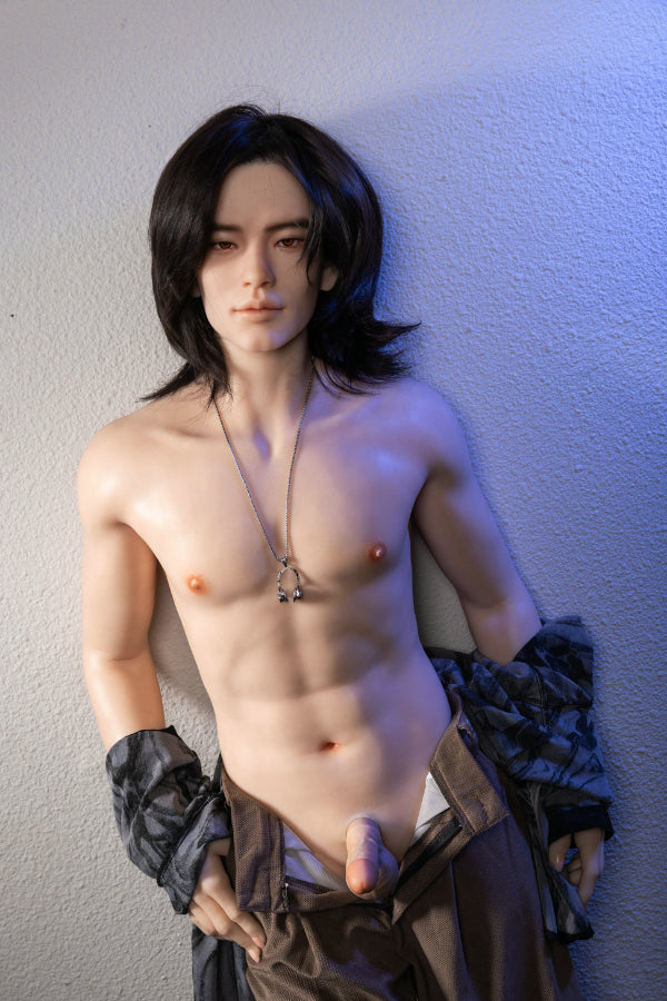 177cm/5ft9 Realistic Male Silicone Sex Doll - JIN