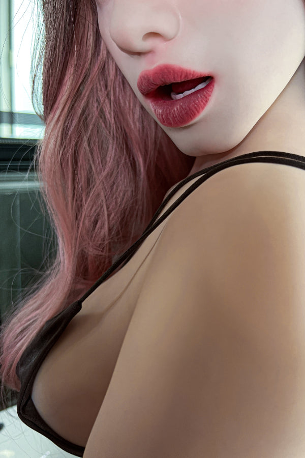 EU In Stock - ⭐️CLM Pro⭐️ FD157cm/5ft2 F-Cup Real Oral Sex Silicone Head Movable Jaw Sex Doll - Sola