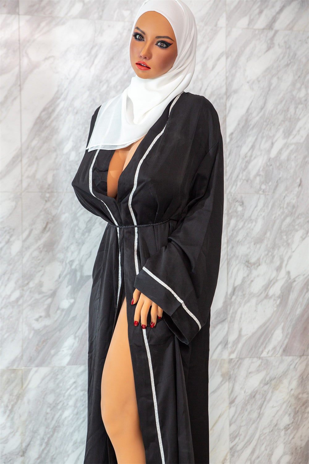 EU In Stock - ⭐️CLM Pro⭐️FD160cm/5ft3 M-Cup Huge Boobs Silicone Head Movable Jaw Sex Doll - Fukada