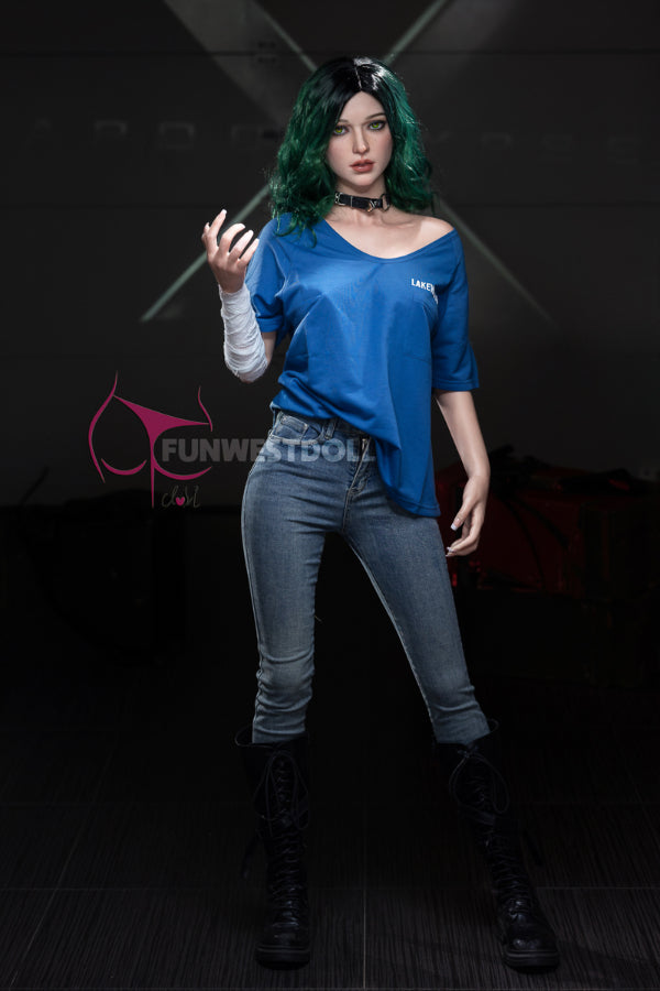 157cm/5ft2 D-Cup New Cute Silicone Sex Doll - #045S Alexa White