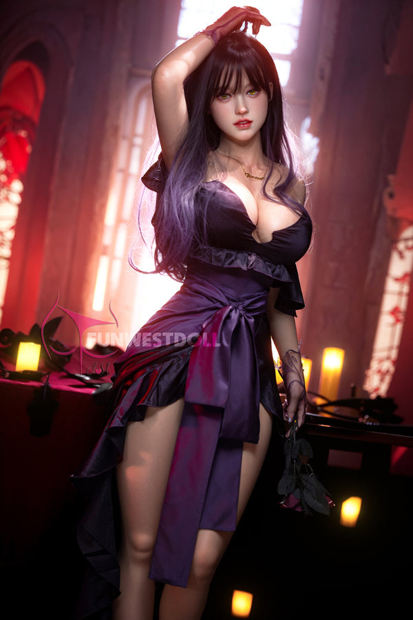 160cm (5' 4") E-Cup Most Sexy Silicone Sex Doll With Big Boobs - #035S White Chloe