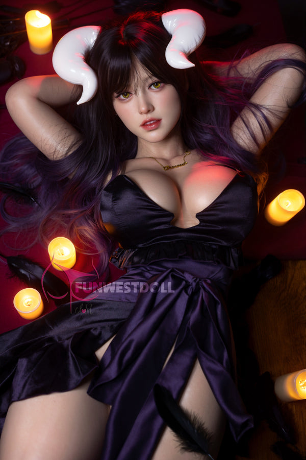 160cm (5' 4") E-Cup Most Sexy Silicone Sex Doll With Big Boobs - #035S White Chloe