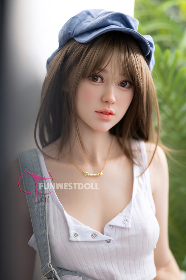 159cm/5ft3 A-cup Silicone Japanese Sex Doll - #032S Lucy White