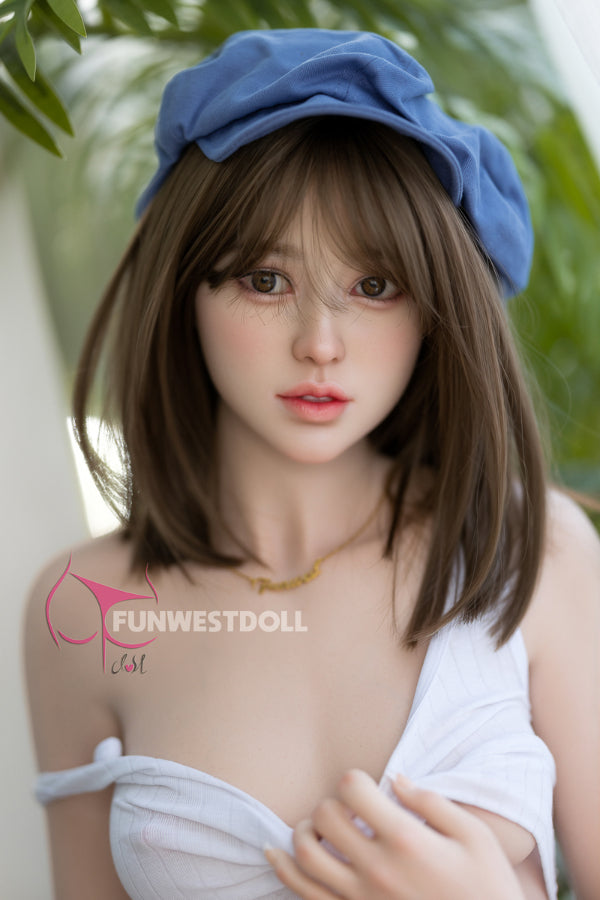 159cm/5ft3 A-cup Silicone Japanese Sex Doll - #032S Lucy White