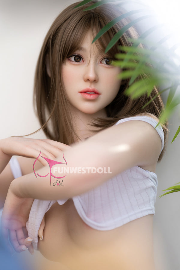 159cm/5ft3 A-cup Silicone Japanese Sex Doll - #032S Lucy White