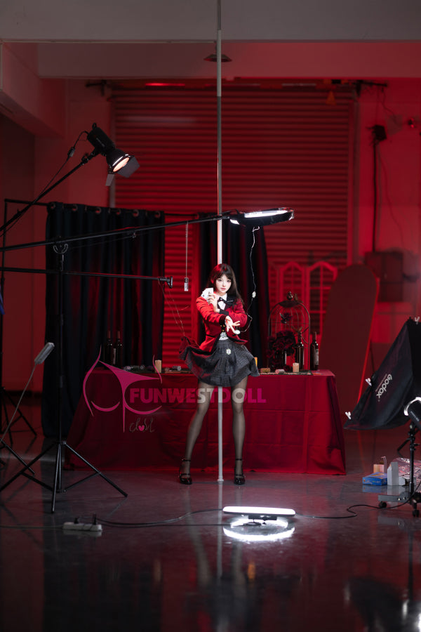 159cm/5ft3 A-cup Silicone Japanese Sex Doll - #038S Alice White