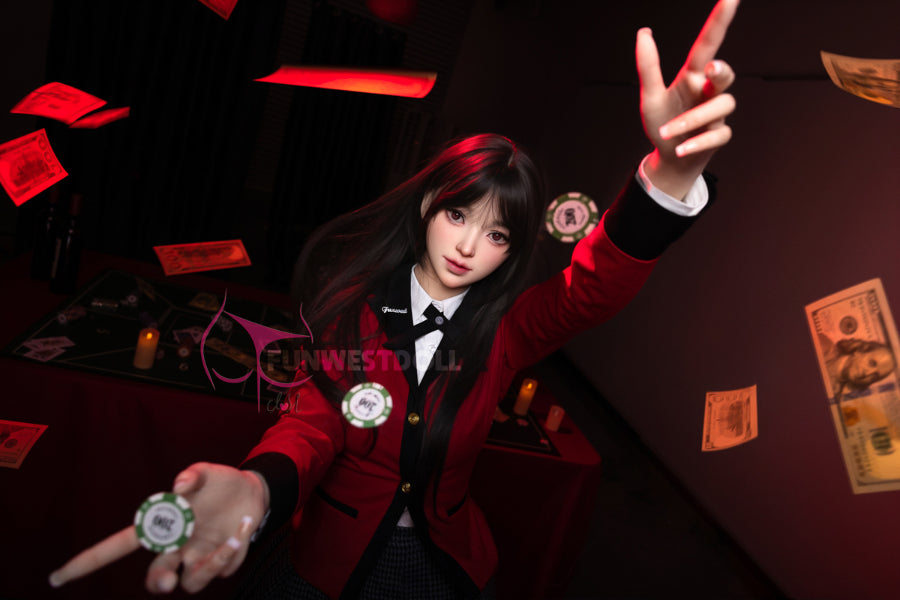 159cm/5ft3 A-cup Silicone Japanese Sex Doll - #038S Alice White