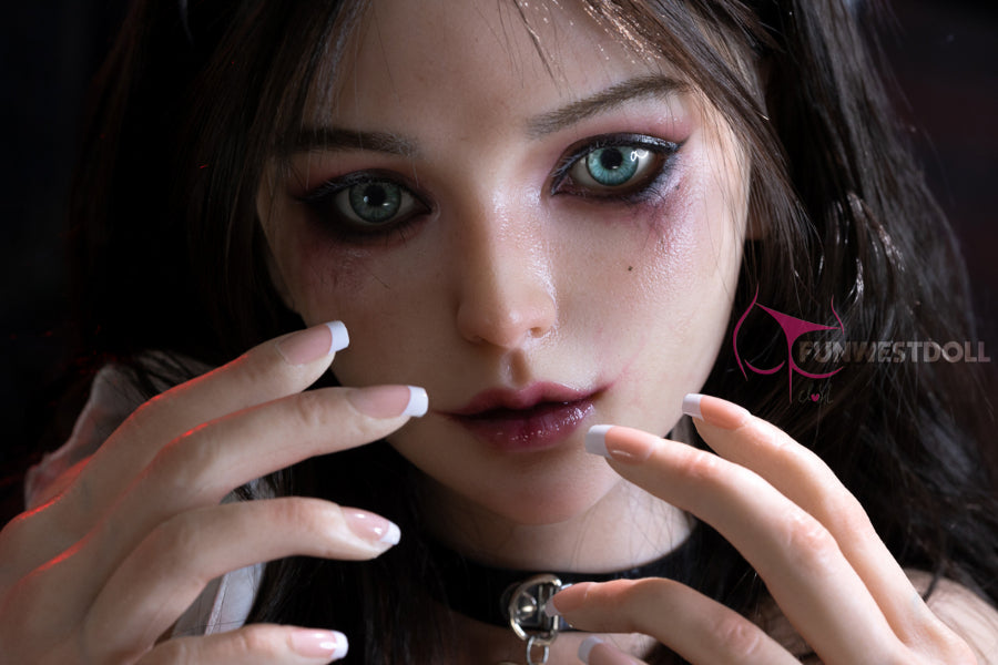 160cm (5' 4") E-Cup Halloween Nurse Silicone Sex Doll With Big Boobs - #036S White Lily