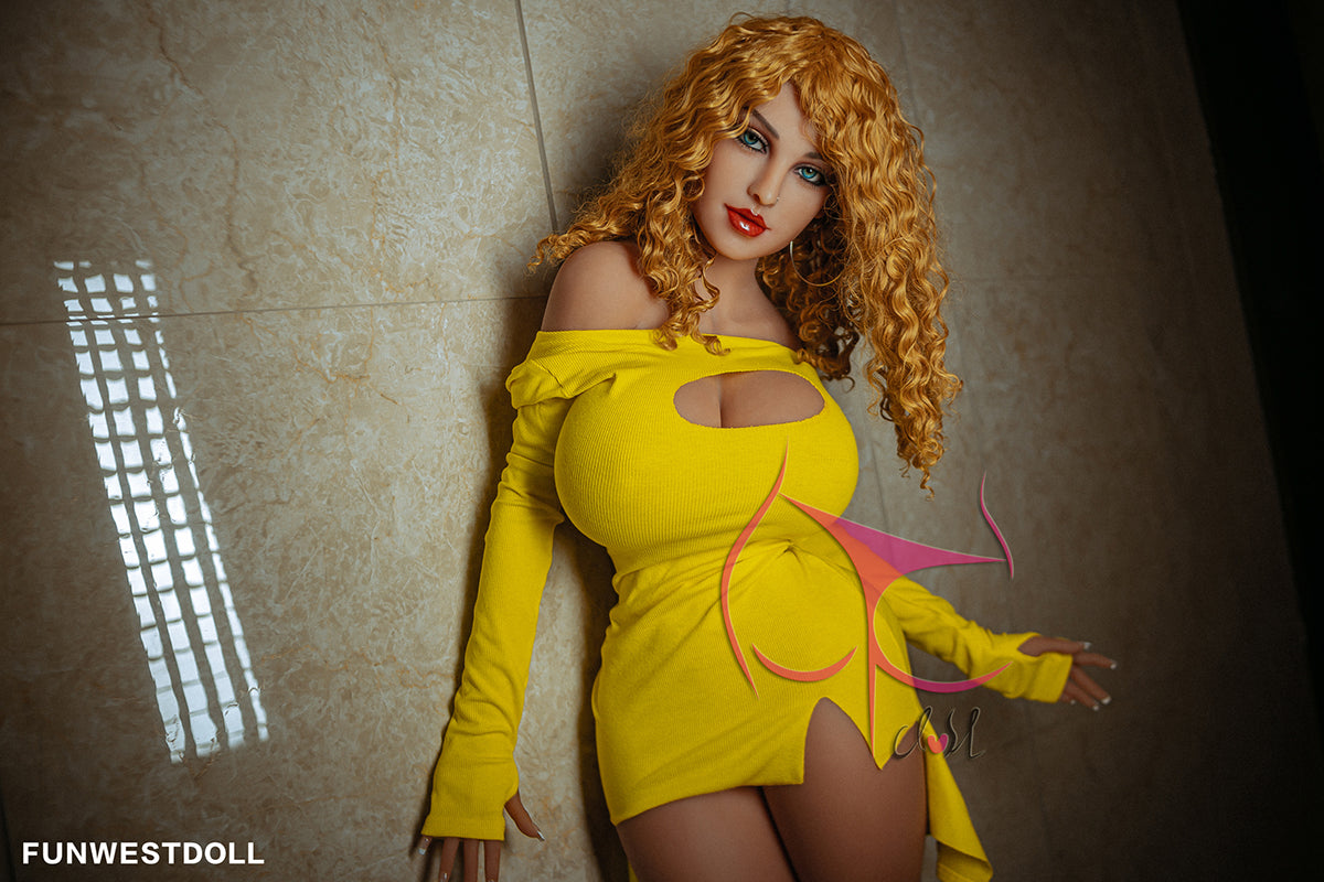 155cm/5ft1 K-Cup Full Body Big Boobs BBW TPE Sex Doll - Tan Trinity