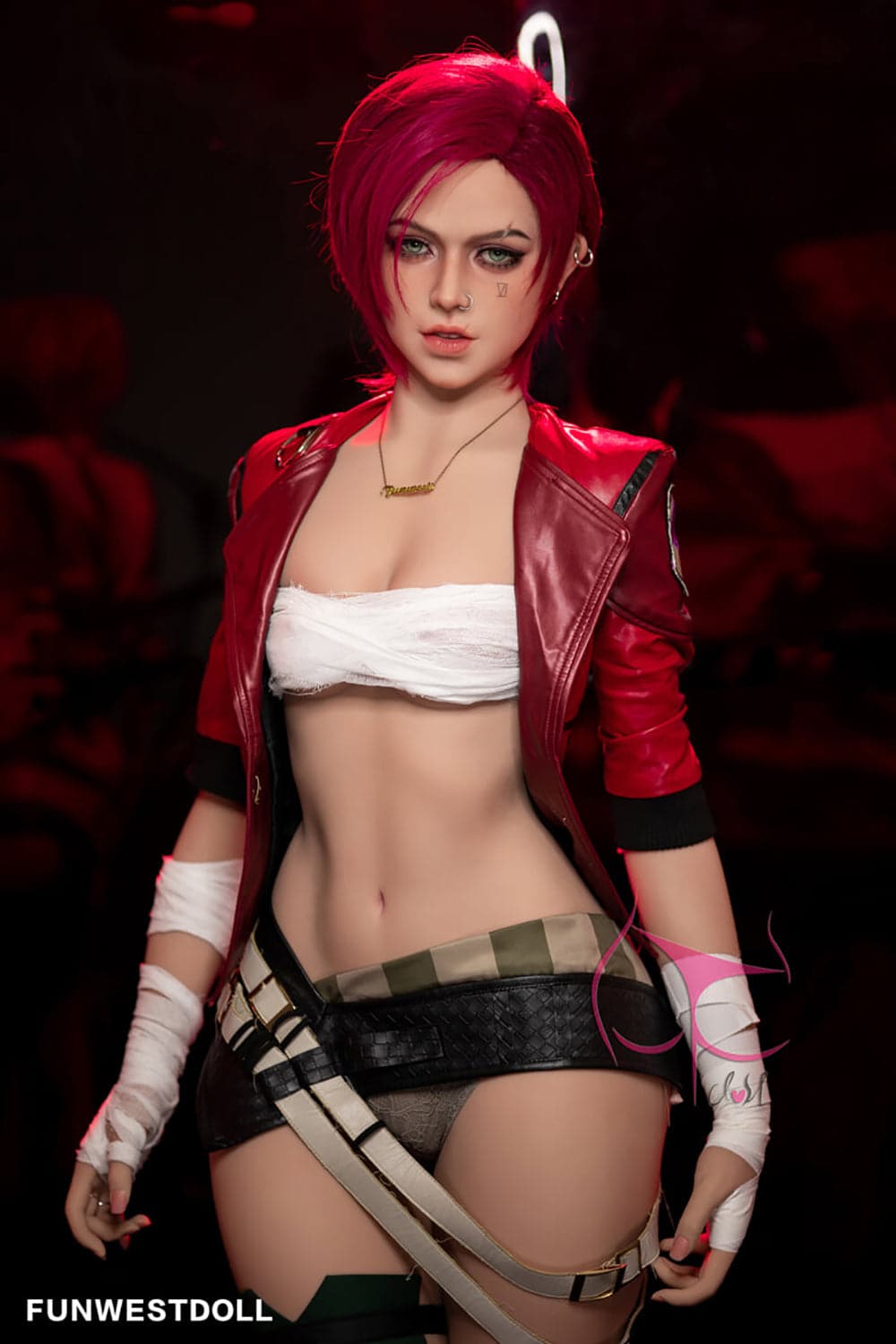 US In Stock - 157cm/5ft2 C-Cup Cosplay TPE Sexy Sex Doll FWD048