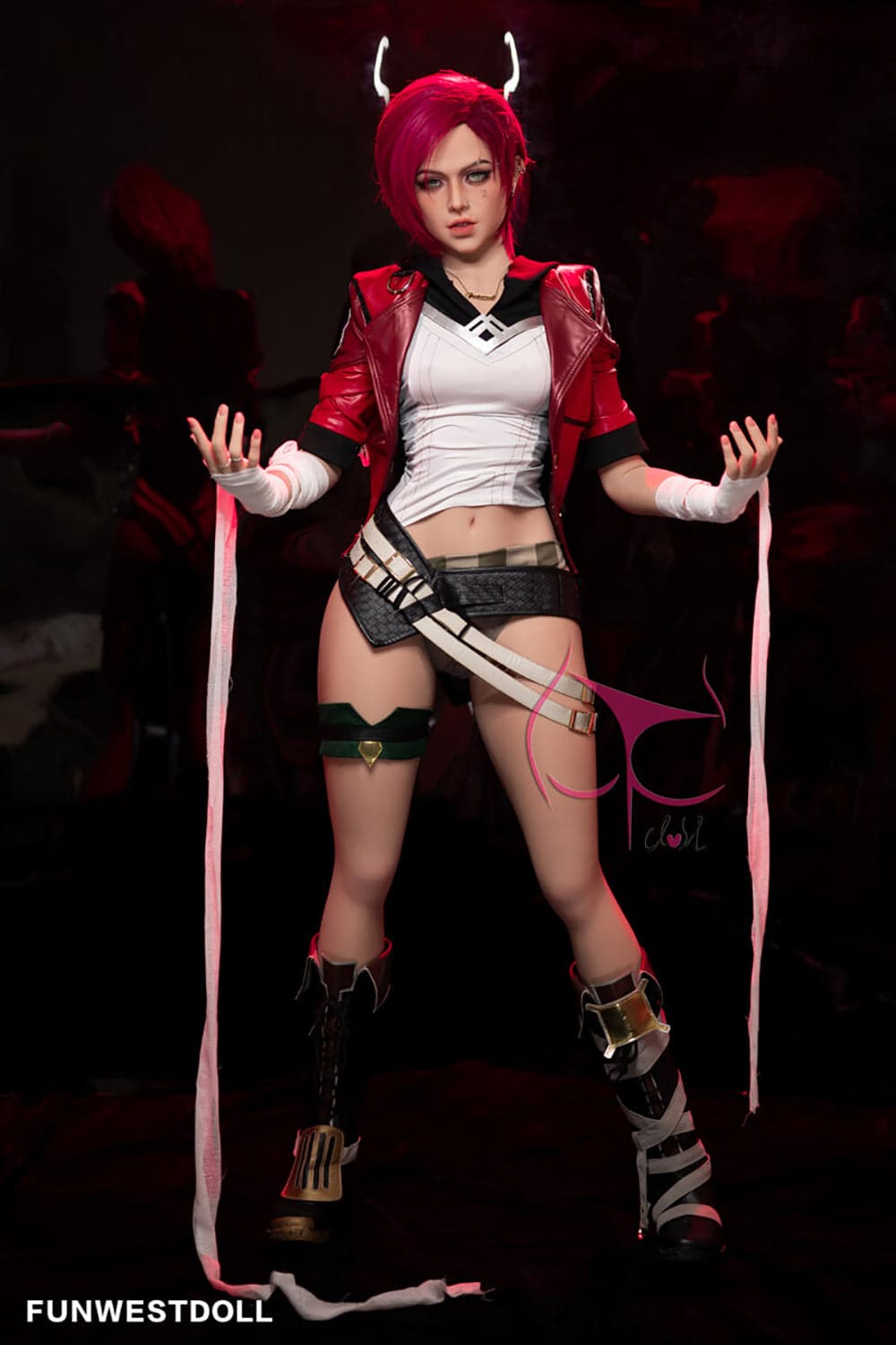 EU In Stock - 157cm/5ft2 C-Cup Cosplay TPE Sexy Sex Doll FWD048