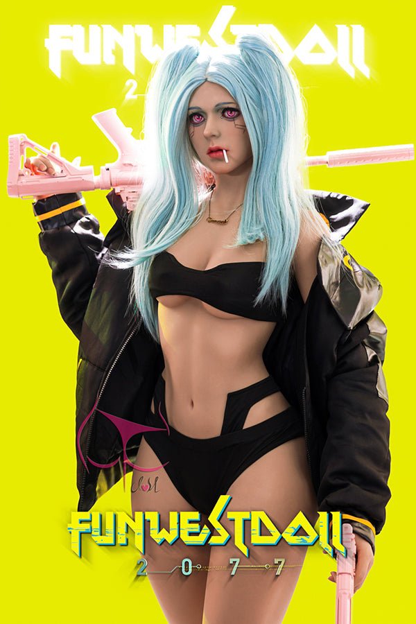 157cm/5ft2 C-cup TPE Harley Quinn Anime Sex Doll - #030 Assos