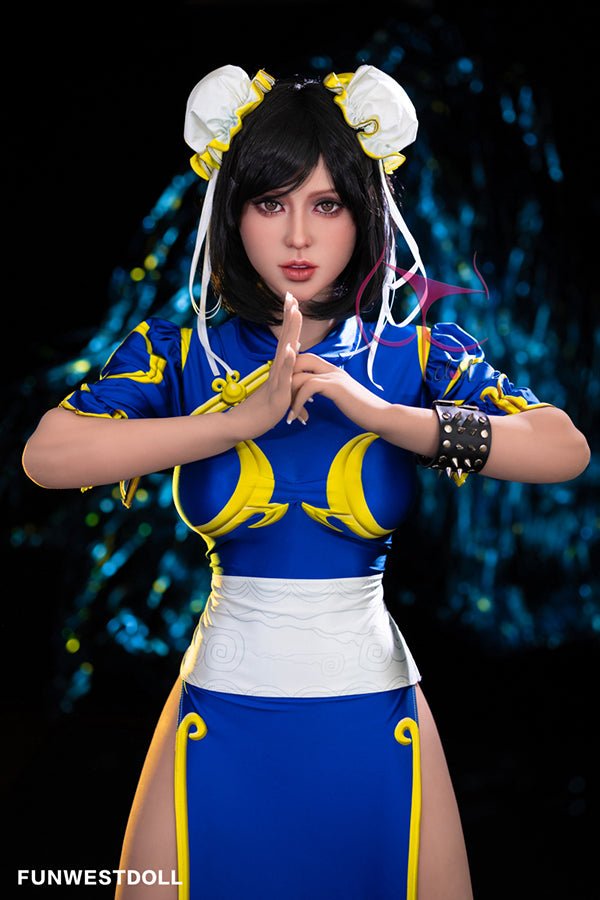 155cm/5ft1 F-cup Cosplay Street Fighter Chun-Li Anime Sex Doll - #032 Lucy