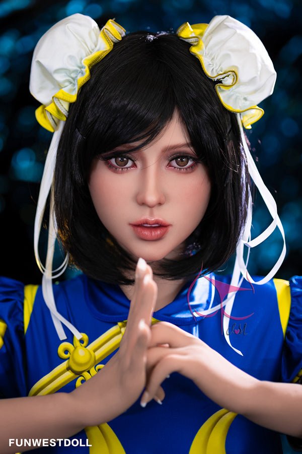 155cm/5ft1 F-cup Cosplay Street Fighter Chun-Li Anime Sex Doll - #032 Lucy