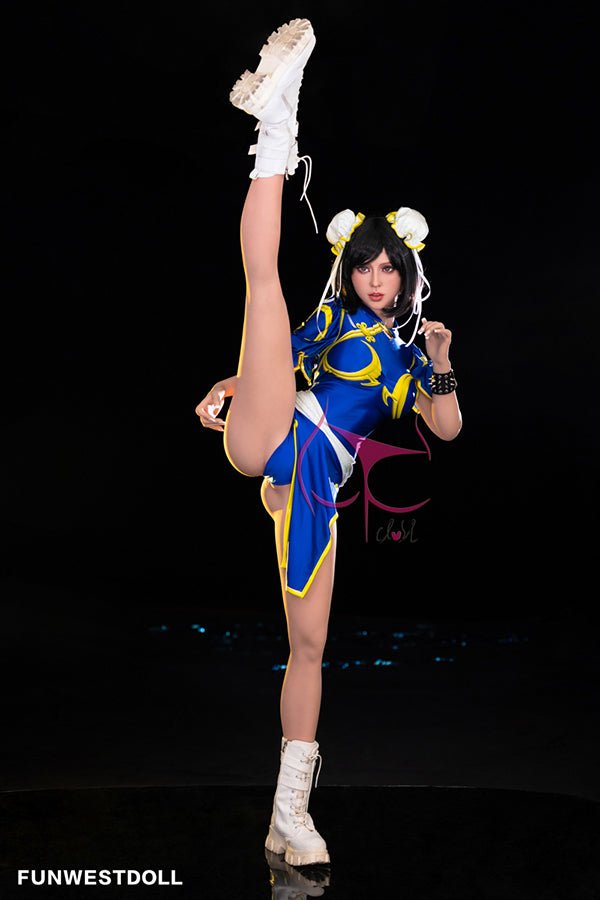 155cm/5ft1 F-cup Cosplay Street Fighter Chun-Li Anime Sex Doll - #032 Lucy