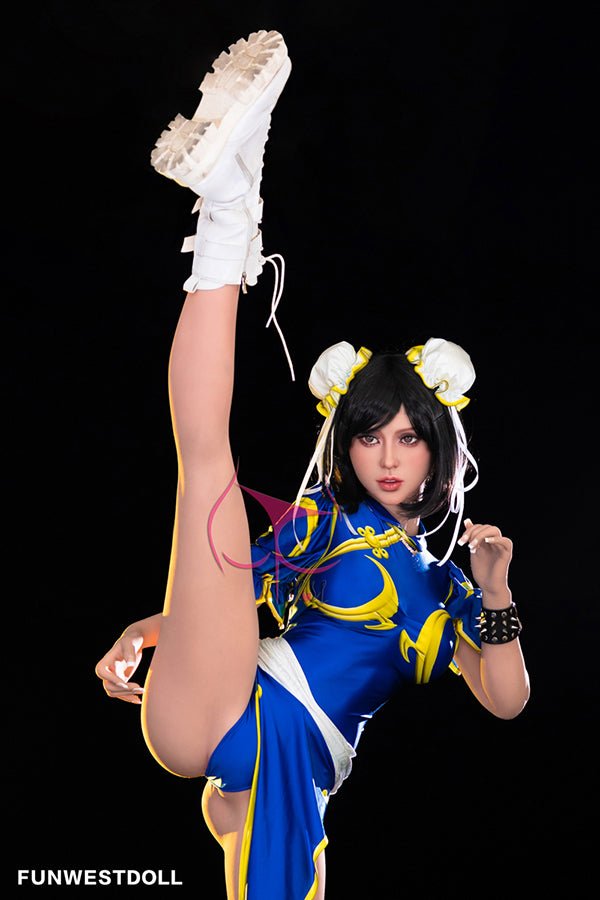 155cm/5ft1 F-cup Cosplay Street Fighter Chun-Li Anime Sex Doll - #032 Lucy