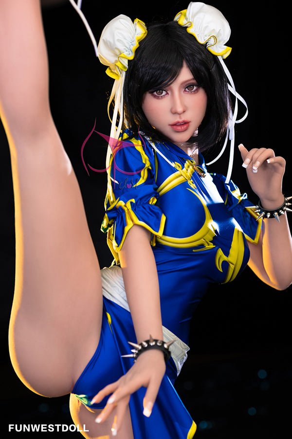 155cm/5ft1 F-cup Cosplay Street Fighter Chun-Li Anime Sex Doll - #032 Lucy