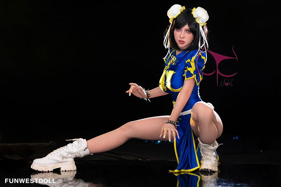 155cm/5ft1 F-cup Cosplay Street Fighter Chun-Li Anime Sex Doll - #032 Lucy