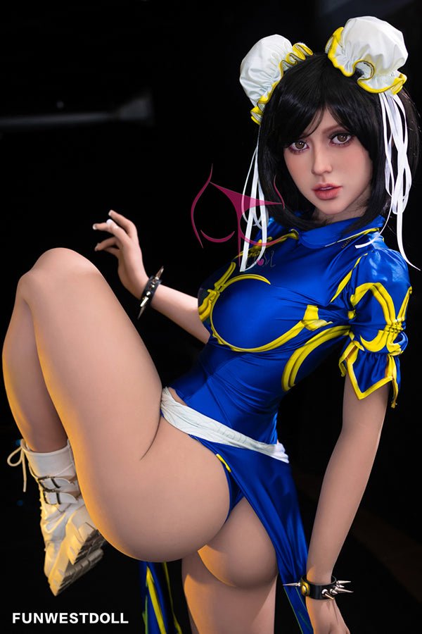 155cm/5ft1 F-cup Cosplay Street Fighter Chun-Li Anime Sex Doll - #032 Lucy