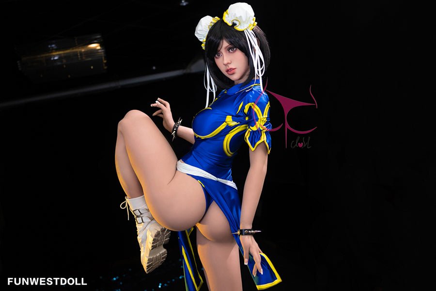 155cm/5ft1 F-cup Cosplay Street Fighter Chun-Li Anime Sex Doll - #032 Lucy