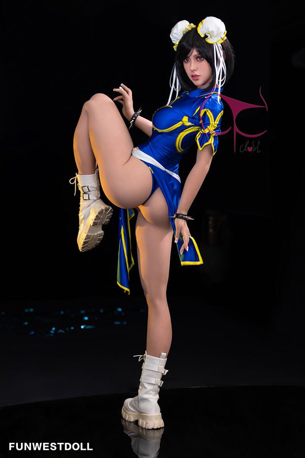 155cm/5ft1 F-cup Cosplay Street Fighter Chun-Li Anime Sex Doll - #032 Lucy
