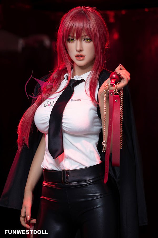 162cm/5ft4 F-cup Game Cosplay Makima | Nikke Goddess of Victory Anime Sex Doll - #035