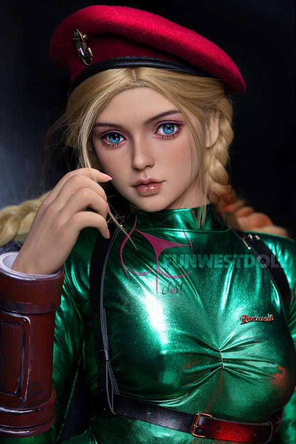 US In Stock - 157cm/5ft2 C-cup Cosplay Street Fighter Killer Bee Cammy Anime TPE Sex Doll - #036 Lily