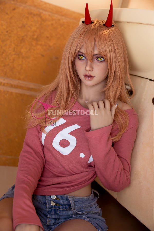 159cm/5ft3 A-cup Anime Cosplay TPE Sex Doll - #036 Natural Lily