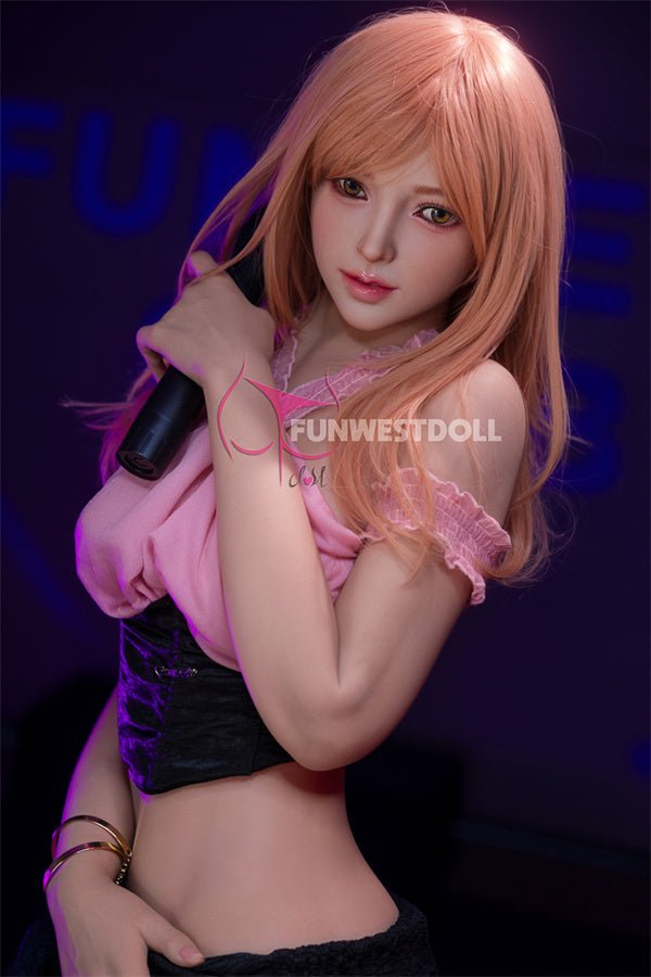 157cm/5ft2 C-Cup Cosplay Pop Diva Music TPE  Sex Doll - #038 Alice Natural