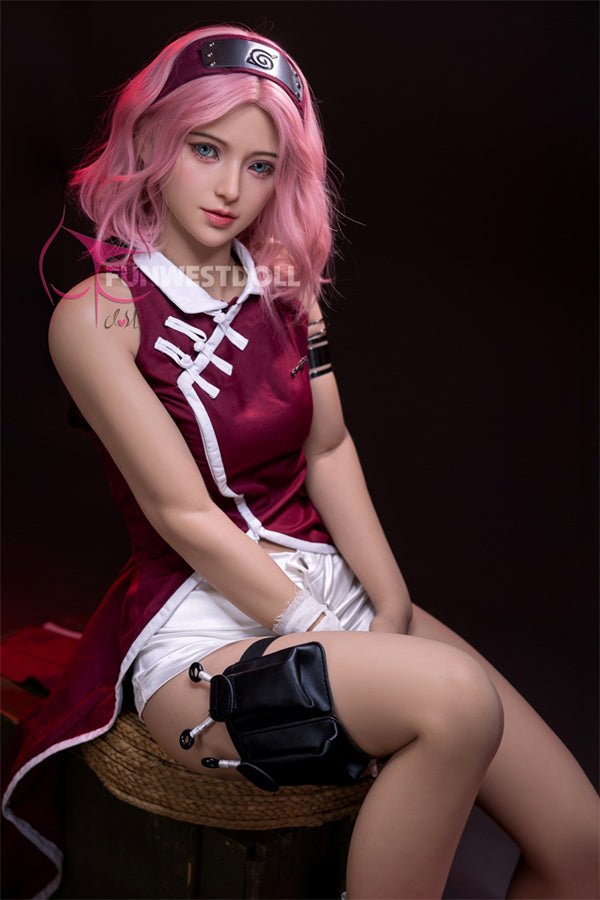 159cm/5ft3 A-cup Naruto Sakura Cosplay Anime TPE Sex Doll - #038 Alice