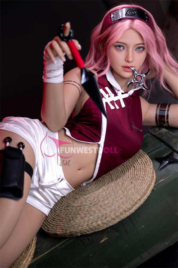 159cm/5ft3 A-cup Naruto Sakura Cosplay Anime TPE Sex Doll - #038 Alice
