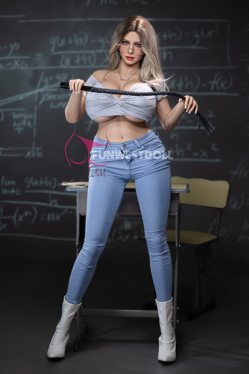 165cm/5ft5 K-Cup Full Body Big Boobs Big Booty BBW TPE Sex Doll - Natural Zoey