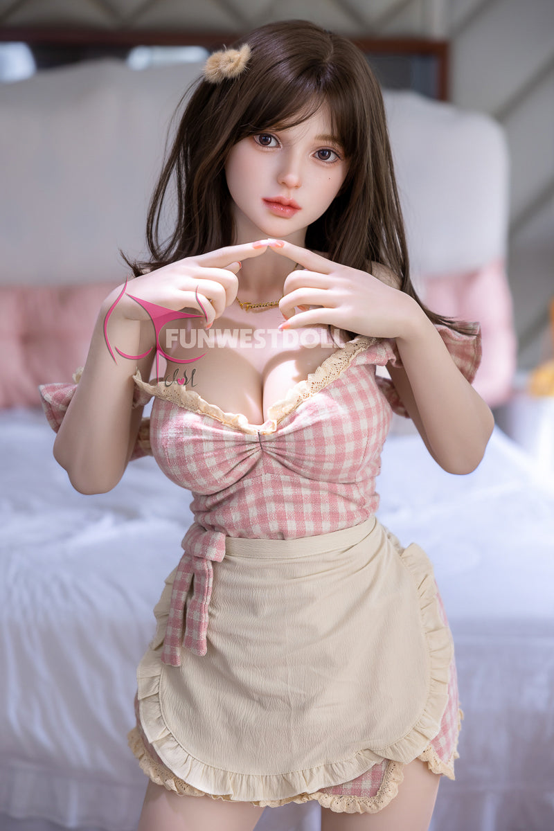 US In Stock - 152cm/4ft11 Japanese D-cup TPE Sex Doll - #036 White Lily