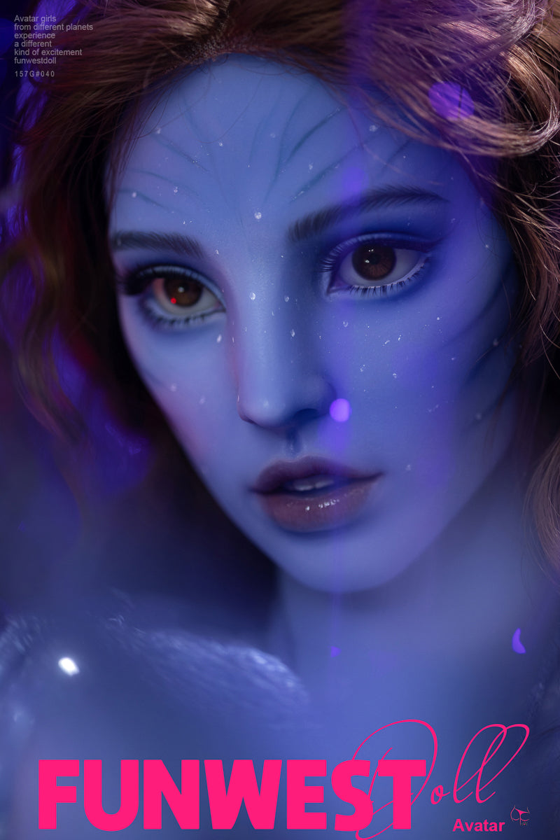 157cm/5ft2 G-cup Huge Breasts Fantasy TPE Sex Doll -  #040 Blue Kylie