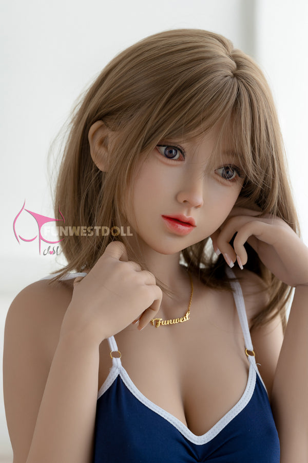 152cm/4ft11 Japanese D-cup TPE Cute Sex Doll - #041 Natural Amy