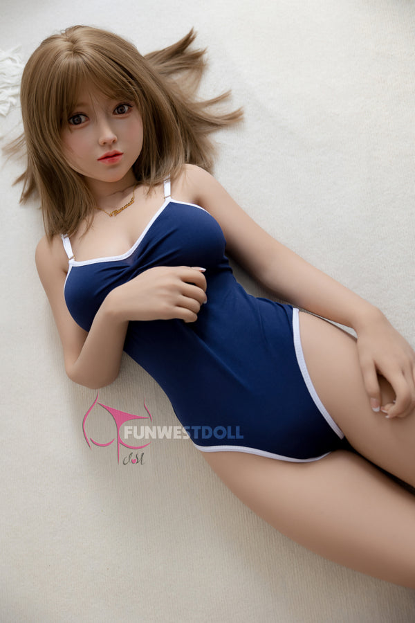 152cm/4ft11 Japanese D-cup TPE Cute Sex Doll - #041 Natural Amy