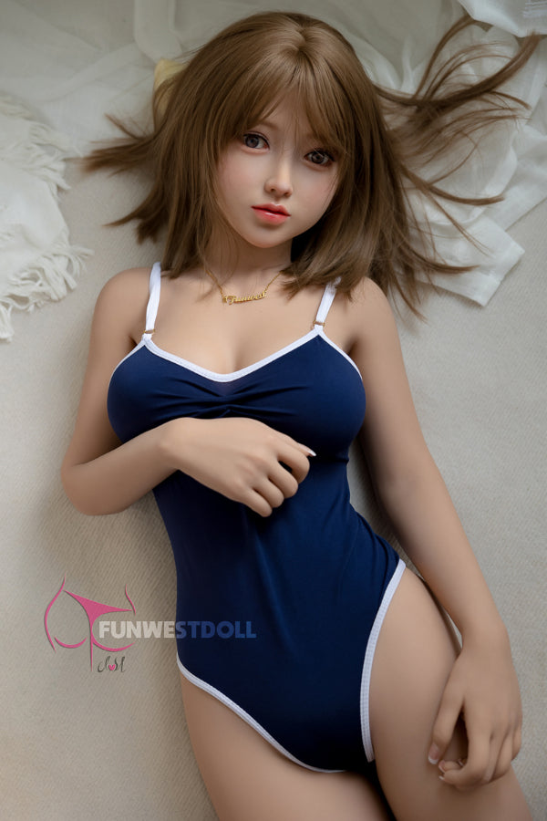 152cm/4ft11 Japanese D-cup TPE Cute Sex Doll - #041 Natural Amy