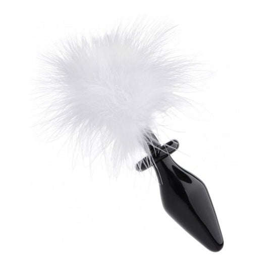 Fluffer Bunny Tail Glass Plug