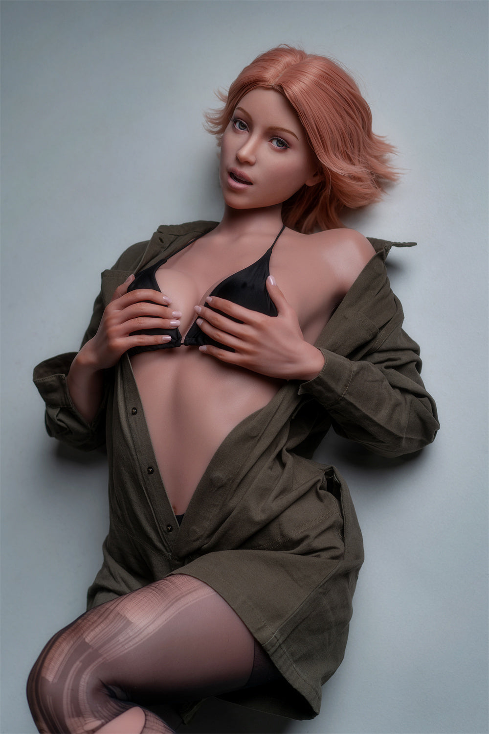 170cm/5ft7 C-Cup Full Silicone Sex Doll - GE02_1  Tan