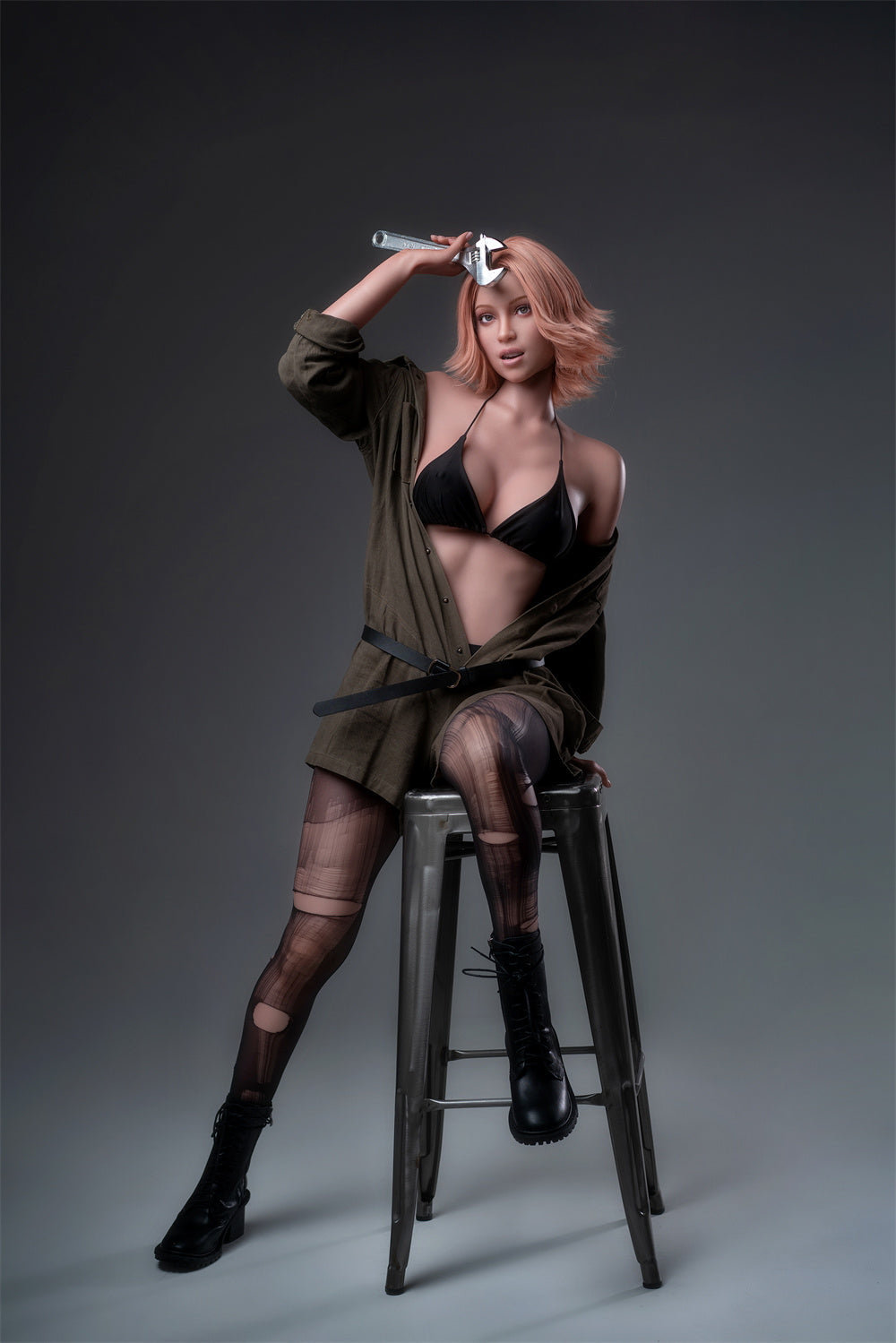 170cm/5ft7 C-Cup Full Silicone Sex Doll - GE02_1  Tan